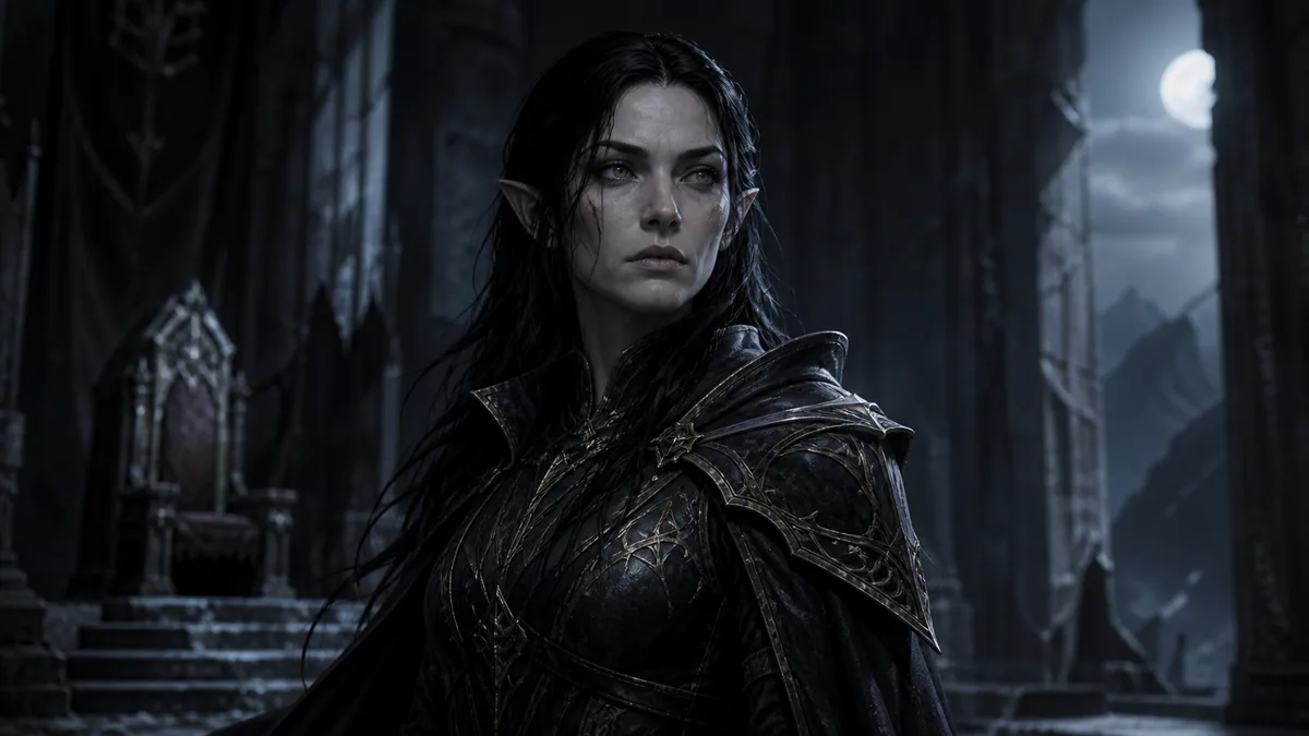 Live Concept Canvas: Elven Commander